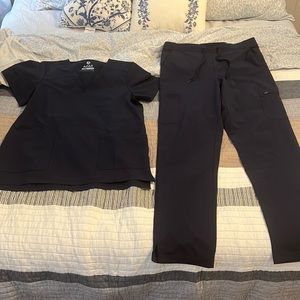 ADAR SCRUBS SET medium navy blue
